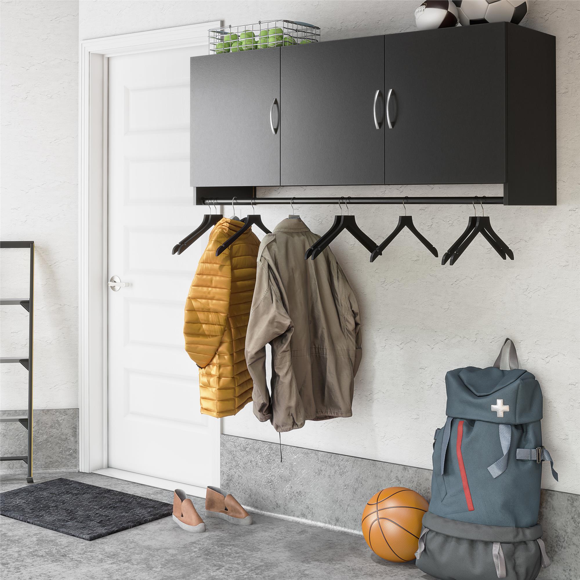 Basin 2 Door Wall Cabinet: Crafted with a Hanging Rod – RealRooms